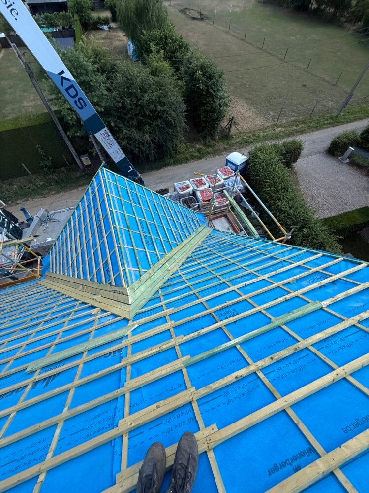 nieuwbouw Berlaar hoofddak | MC Construct